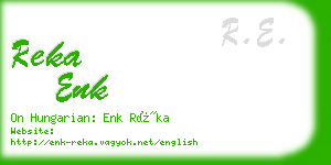 reka enk business card